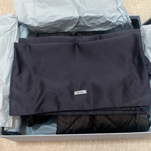 Prada Women's Black Quilted Boots - Picture 11 of 15